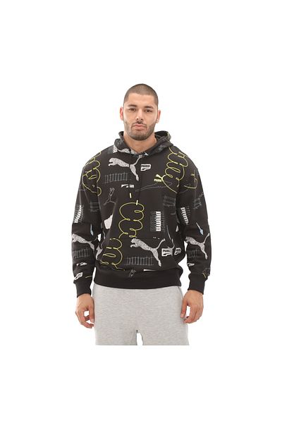 Puma 624300-01 Puma Black Men's Hoodie Sweatshirt - Love Brand