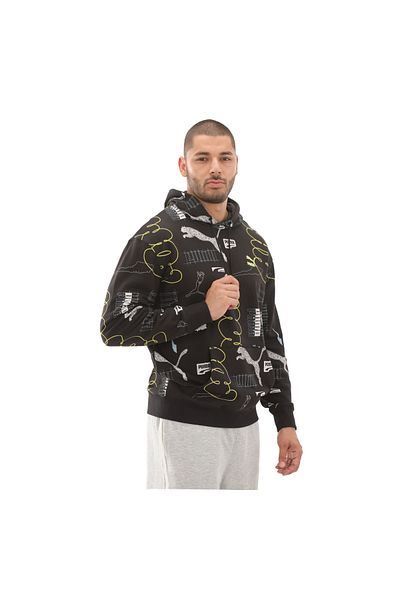 Puma 624300-01 Puma Black Men's Hoodie Sweatshirt - Love Brand
