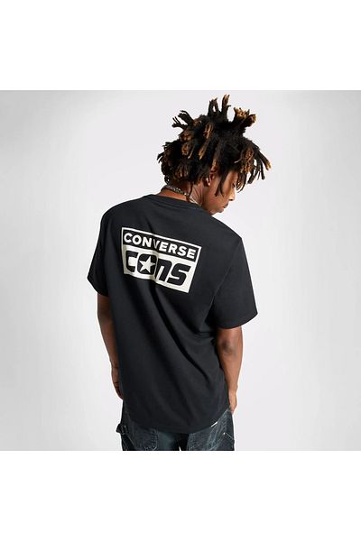 converse Black Graphic T-shirt - 10021134 -001