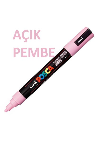 Uni Light Pink Posca Marker - 3m (0.9-1.3mm)