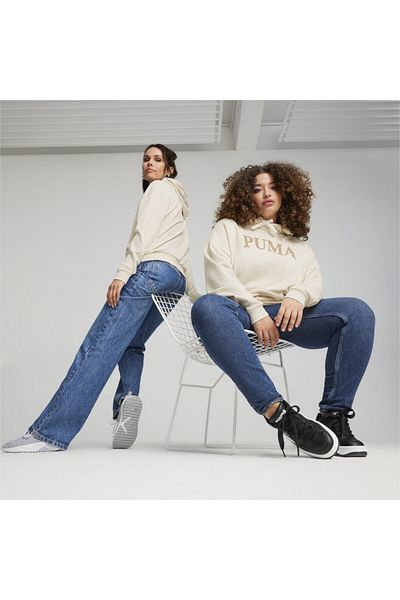 Puma SQUAD Women's Ecru Sweatshirt - 67789987