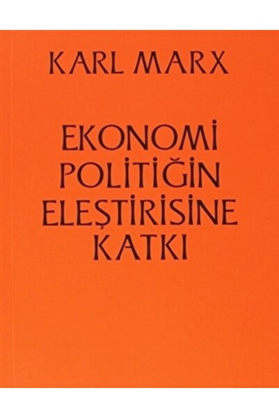Genel Markalar Ekonomi Politiğin Eleştirisine Katkı