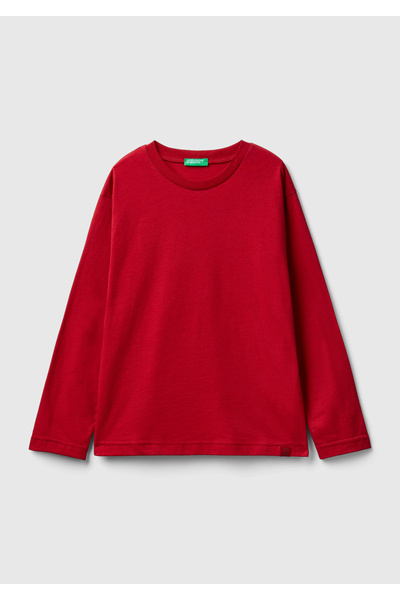United Colors of Benetton Κόκκινο Basic Boy's T-Shirt