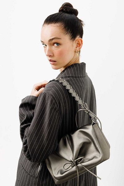 Hooopstore BOW TIE BAG - ANTHRACITE