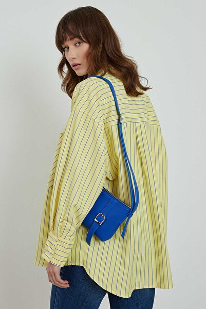 Hooopstore MORİN METAL AKSESUARLI ÇANTA - MAVİ