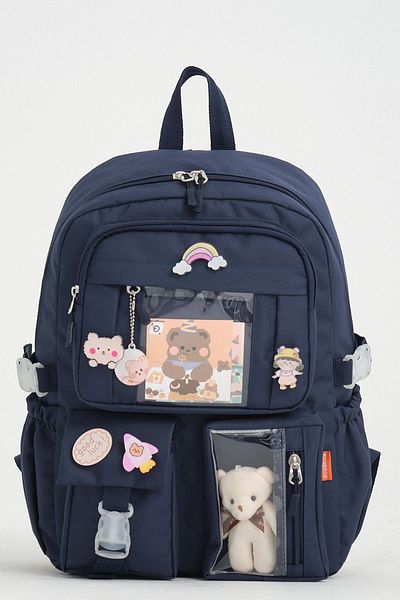 Roxbros Kawaii koreai stílusú - hátizsák lányoknak és fiúknak kiegészítőkkel