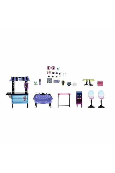 Polly Pocket Monster High Coffin Bean Restoran Oyun Seti
