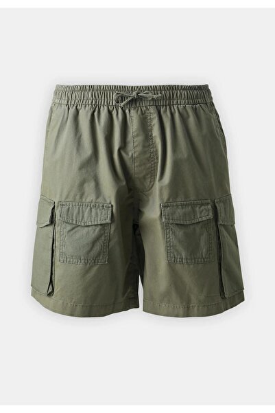 Jack & Jones JACK&JONES 12268333 - Σορτς Cargo με 6 τσέπες, ελαστική μέση και ιμάντες πόρπης