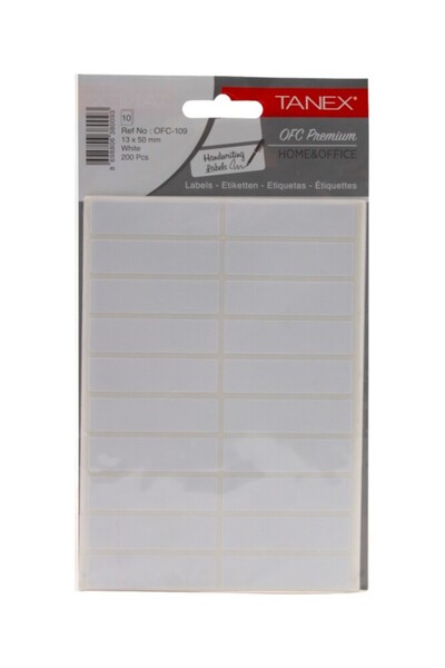 Tanex Taneks Ofc-109 13x50 Poşet Etiket