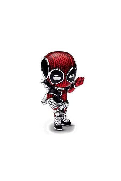 ni aksesuar Deadpool Charm - Silver S925 Stamped
