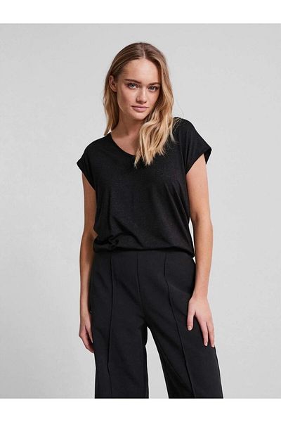 Org Marka Store Markastore 17078732 - Open Collar and Cut Sleeve T-shirt