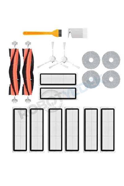 robotyedek Dreame L10 L10S Ultra - Set de perii de schimb pentru mop cu filtru Hepa de 18 piese