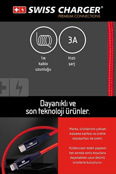 SWISS Swiss Charger Scc-10021 Iphone Type C Kablo