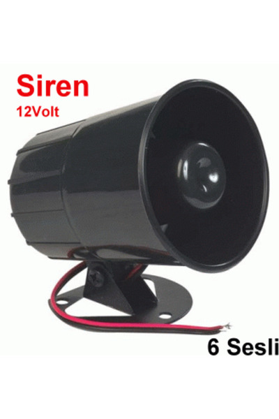 TT Technic Tttechnıc 12volt 20watt Siren 6 Sesli