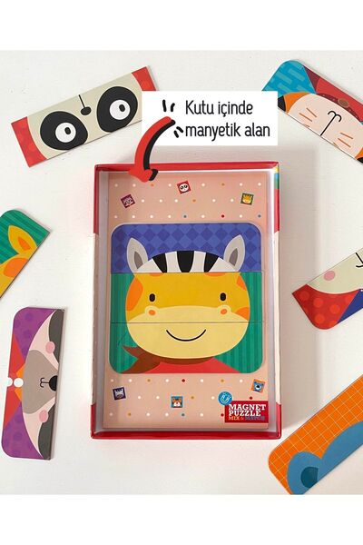 BLOPS Magnet Puzzle 2 Yaş Dikkat Geliştiren Zeka Oyunu /hayvanlar