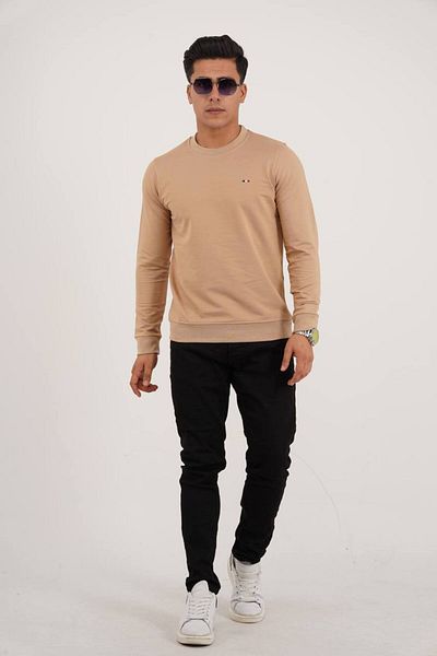 Est Estola Ανδρικό φούτερ Vision Color Crew Neck Relaxed - 2 Κλωστές