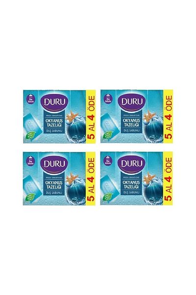 Duru Shower Soap Ocean Freshness 5x150 Gr 750 Gr X 4 Pieces