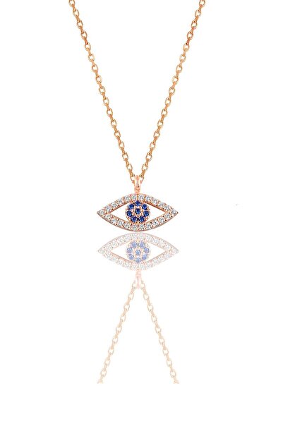 Söğütlü Silver Kadın Gümüş Göz Kolye SGTL9138