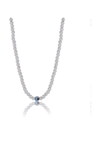 Söğütlü Silver Kadın 925 Ayar Gümüş Dorica Nazarlı Kolye SGTL3683