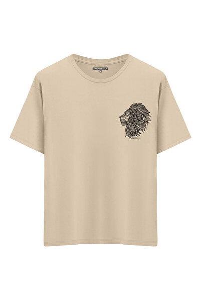 Mounte Bianca Unisex lav - Oversize kroj T-shirt