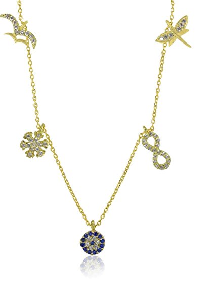 Söğütlü Silver Kadın Şans Kolyesi SGTL4158