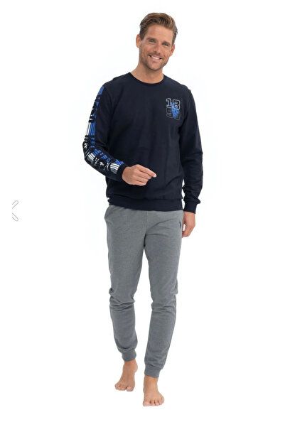 U.S. Polo Assn. Erkek, Lisanslı, USPA, Lacivert , Bisiklet Yaka, Eşofman Takım( 2024-2025 New Collection)