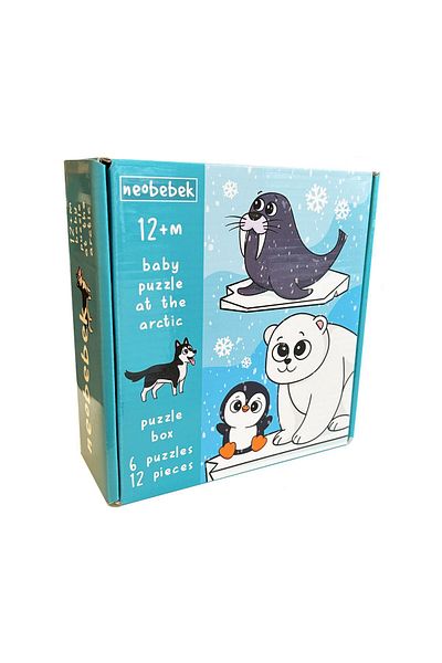 Neobebek Baby Puzzle Arctic Animals