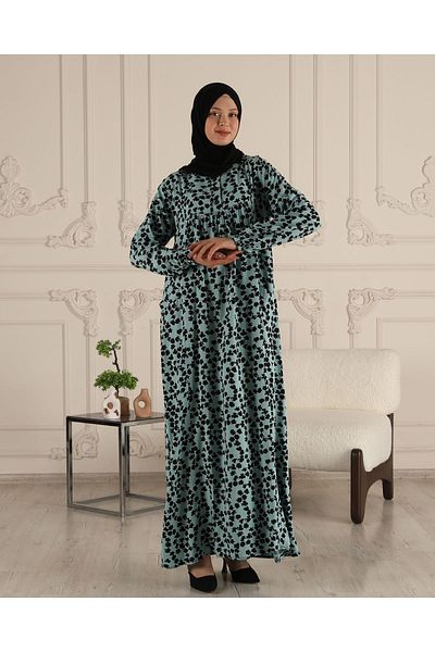 fistan Φόρεμα προσευχής από ύφασμα βισκόζης Robadan Hijab