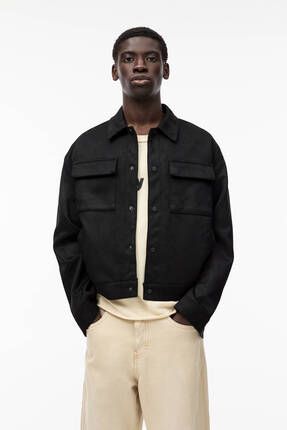 Veste trucker pull and bear hot sale
