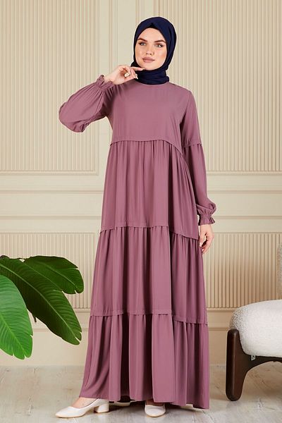 fistan Medina Mother and Prayer Dress - Μεταξωτό Σχέδιο Hijab, Κομψό και Κομψό