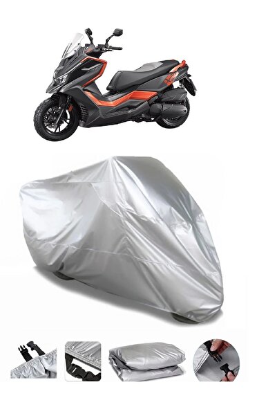 CoverPlus ماركة Kymco DTX 250 رمادية مقاومة للماء للدراجات النارية
