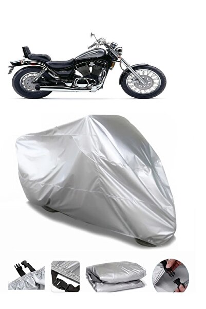 CoverPlus ماركة سوزوكي VL 1400 دخيل رمادية مقاومة للماء للدراجات النارية