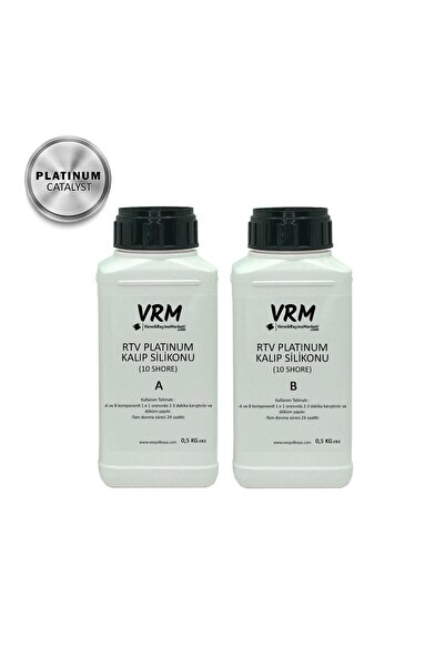 VRM VernikRecineMarketi RTV-2 Platinum Kalıp Silikonu (10 Shore) 1 Kg
