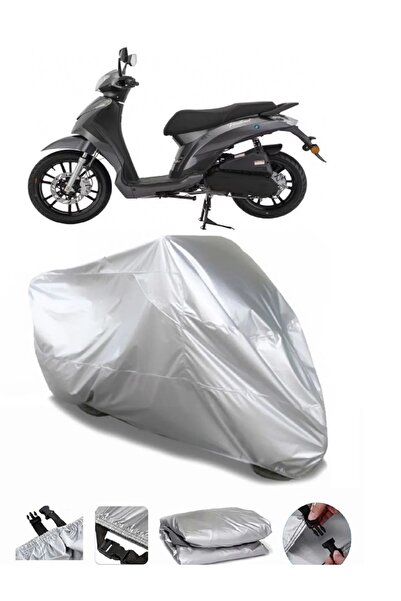 CoverPlus علامة تجارية مونديال 125 بروستريت جراي مقاومة للماء للدراجات النارية