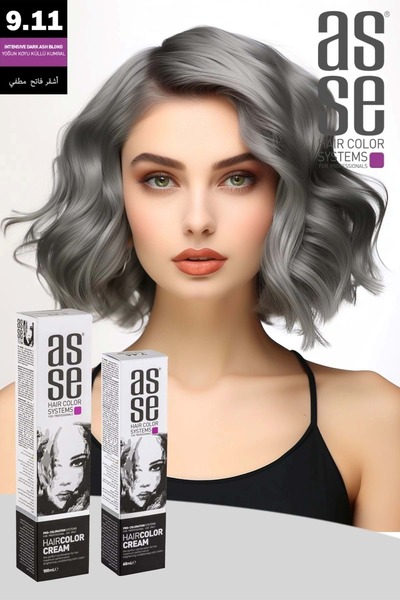 asse 9.11 Yoğun Koyu Küllü Kumral - 60ml Tüp Boya