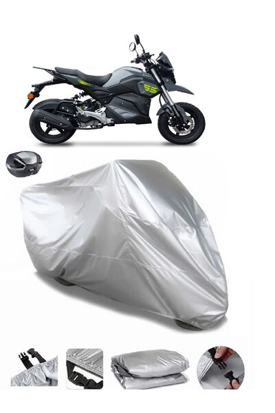 CoverPlus Yuki Hammer 50 - Waterproof and Fit Back Bag Motorcycle Tarpaulin