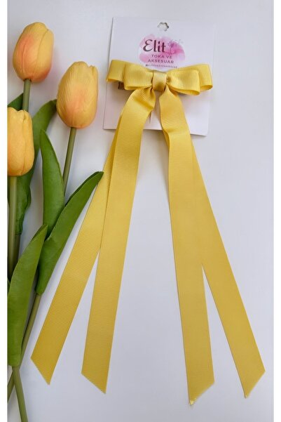 Elit Sarı uzun prenses toka