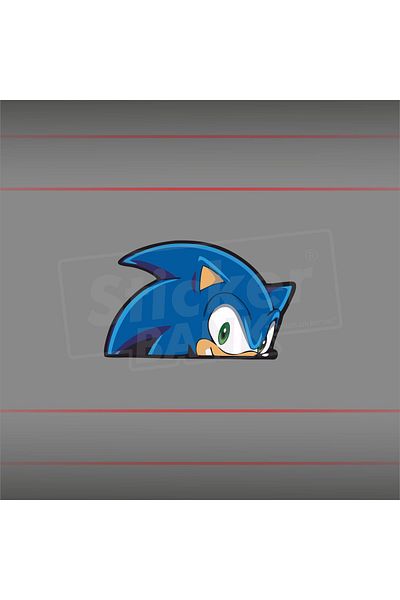 Sticker Bank Sonic Car Sticker