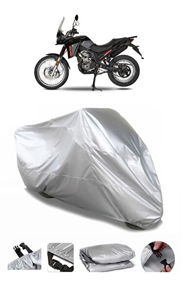 CoverPlus ماركة دراجة نارية مقاومة للماء باللون الرمادي من Malaguti Dune X 12...