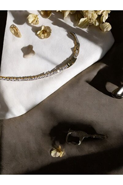 Mach Kadın İnce Su Yolu Zirkon Kolye Yüksek Kalite