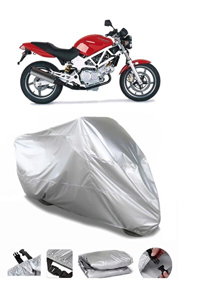 CoverPlus ماركة هوندا VTR 250 رمادية مقاومة للماء للدراجات النارية