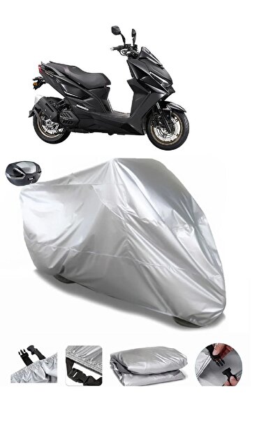 CoverPlus Kymco KRV 200 حقيبة خلفية متوافقة مع علامة تجارية مقاومة للماء للدر...