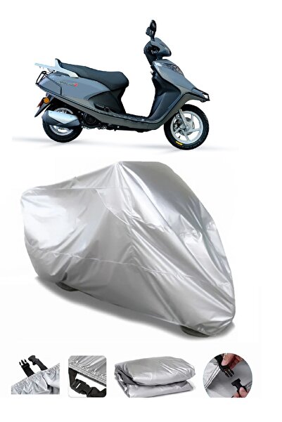 CoverPlus ماركة دراجة نارية رمادية مقاومة للماء متوافقة مع Arora Special 125