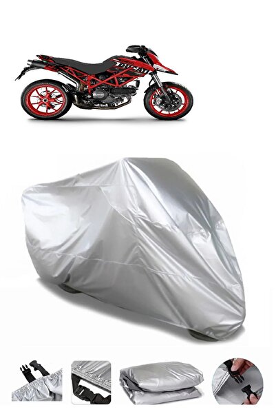CoverPlus ماركة دوكاتي Hypermotard 1100 Evo SP رمادية مقاومة للماء للدراجات ا...