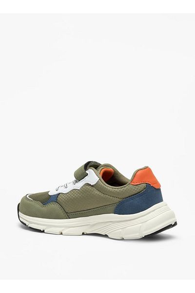 LBL by Shoexpress Panelled Sneakers with Hook and Loop Closure