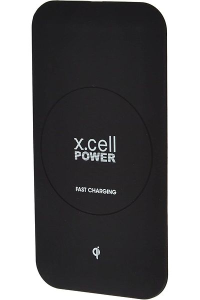 X.Cell لوحة شحن لاسلكية سريعة ومدمجة XL-WL-112FC، خرج 10 وات، سطح سيليكون مضاد للانزلاق - (عبوة من قطعة واحدة)