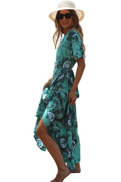 VipDeluXe Trillion London Women's - Summer Caftan, Beachwear and Swimsuit, Cover up Dress