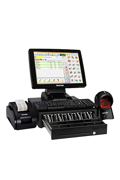 DemirSoft Market Mağaza Manav Hızlı Satış Sistemi Masaüstü Okuyucu Dokunmatik
