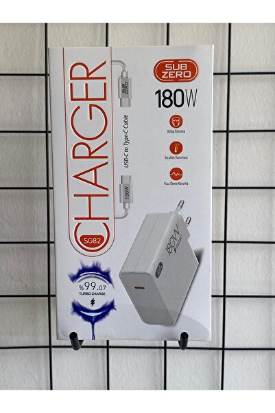 peakaks Gerçek 180W Type-C PD Kablolu Turbo Ev Tipi Şarj Aleti Salise Gösterir