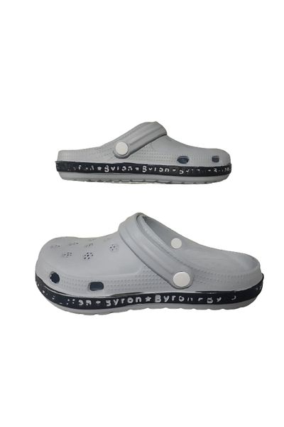 Byron Byrn09-20 Gray Unisex Sabo Hospital Nurse Slippers